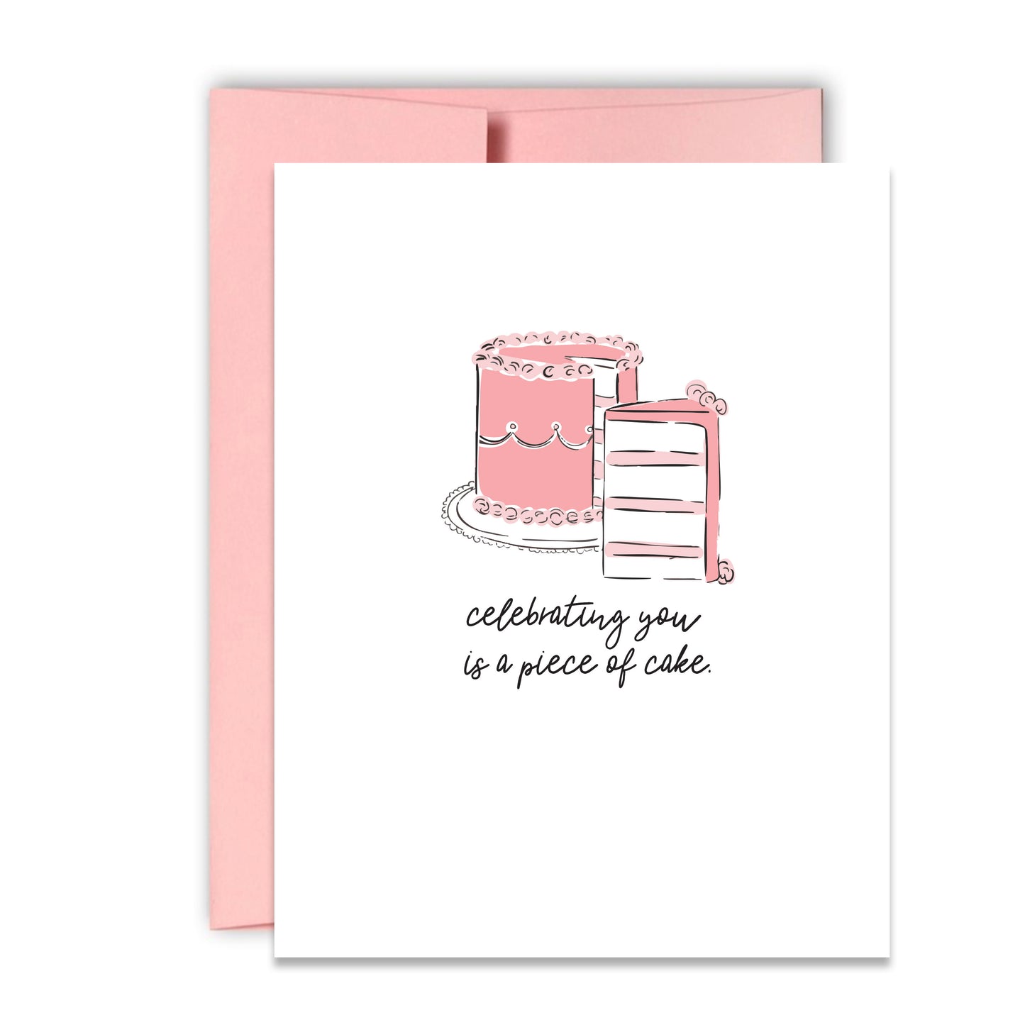 Piece of Cake Birthday Card