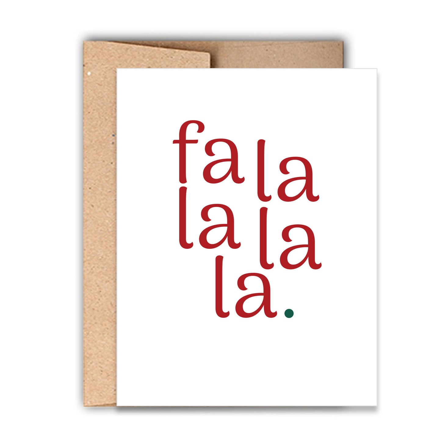 Fa La La La Holiday Card