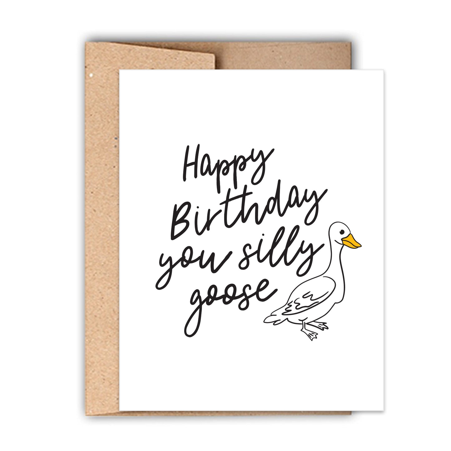 Silly Goose Birthday Card