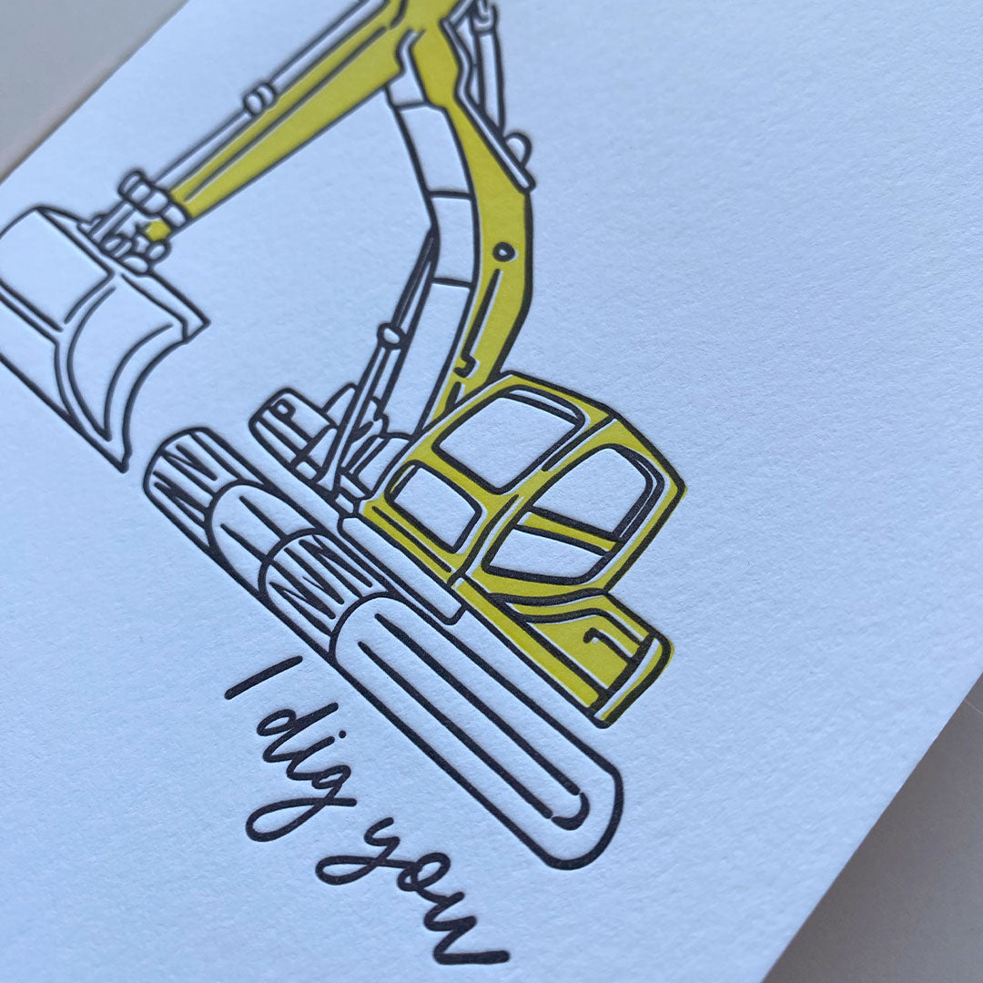 I Dig You Skid Steer Valentine