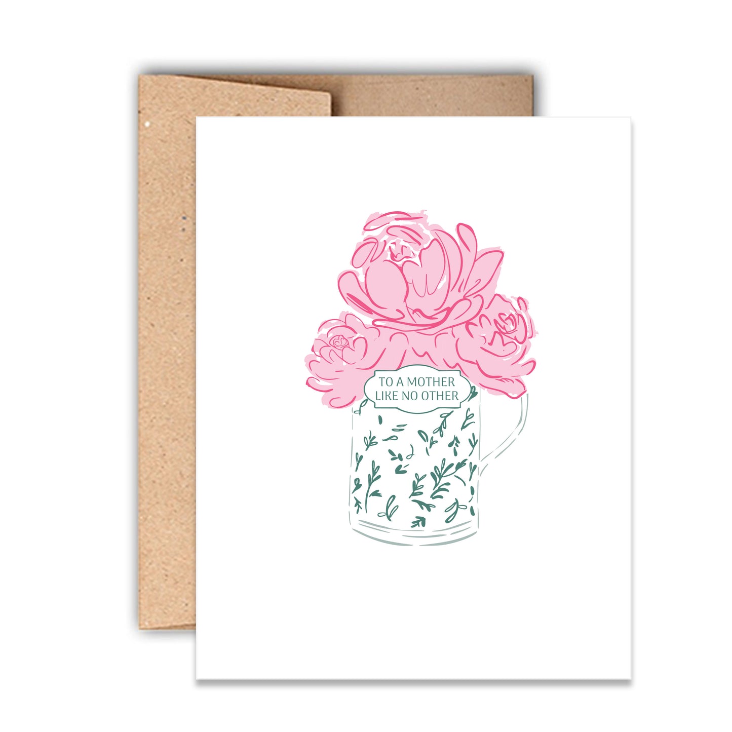 Mother's Day Peony Bouquet Card