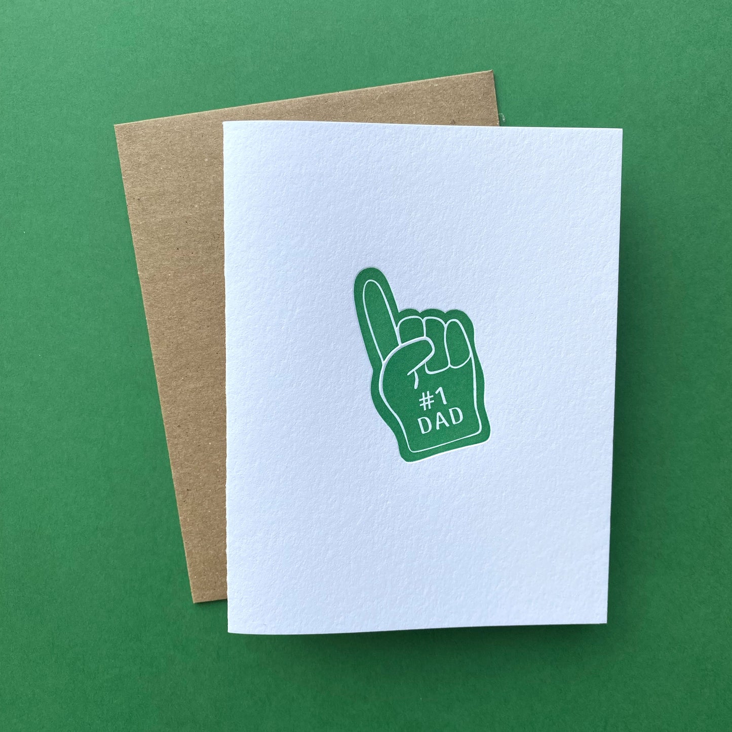 Green Father's Day Card