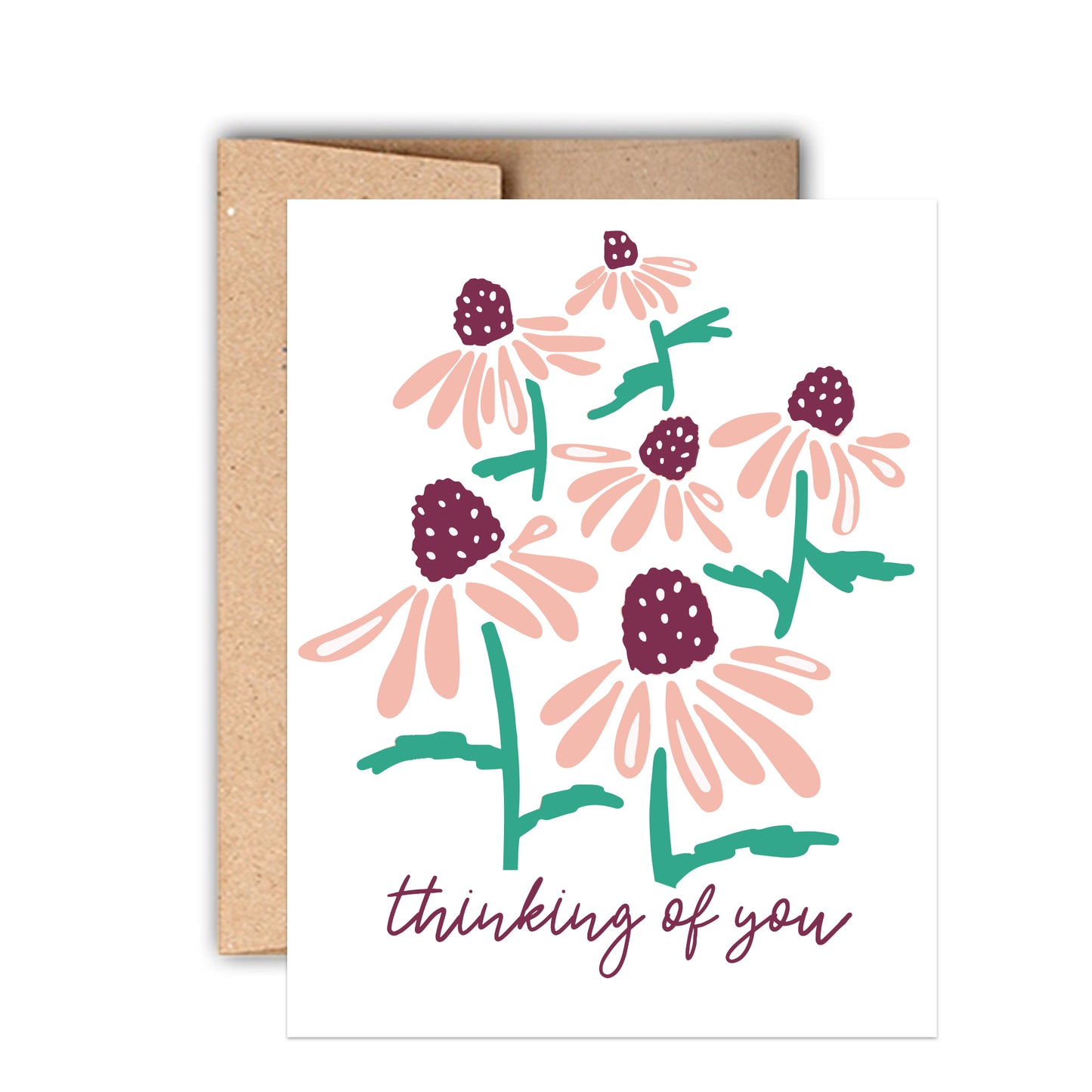 Thinking of You Letterpress Card