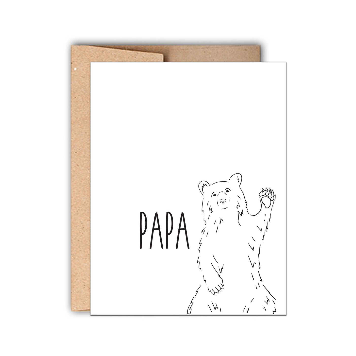 Papa Bear Father's Day Card