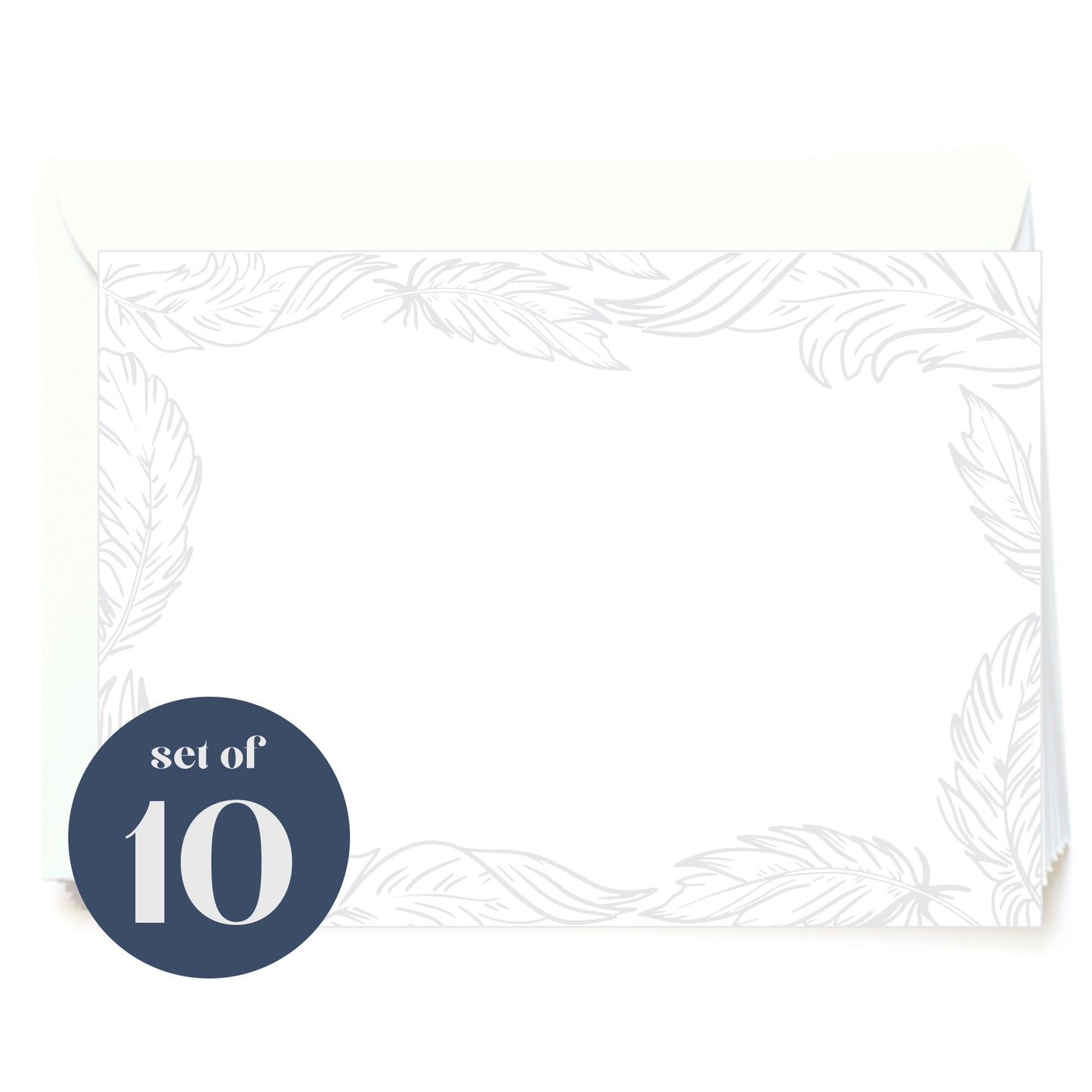 Feather Stationery Set