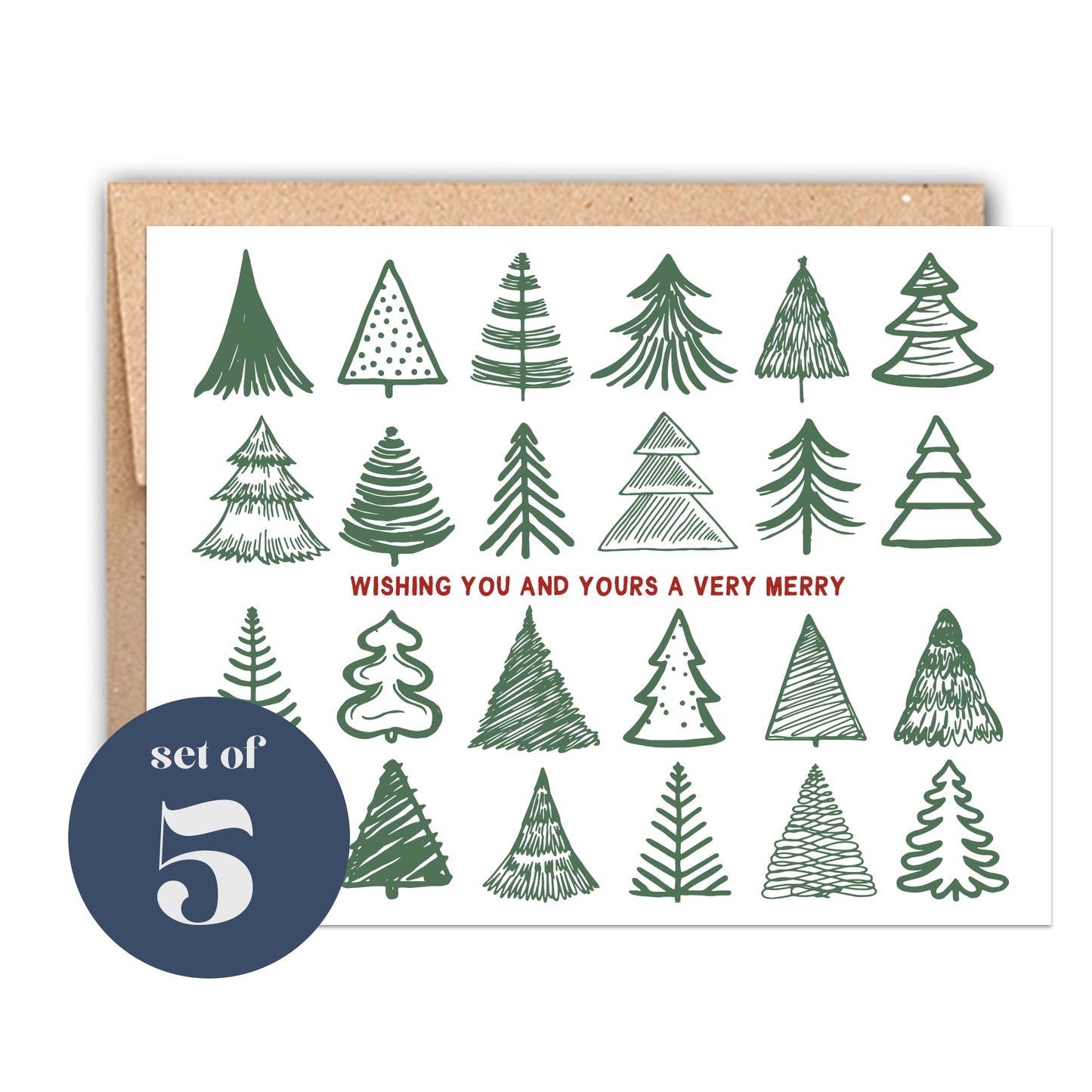 Wishing You and Yours a Very Merry Card Set