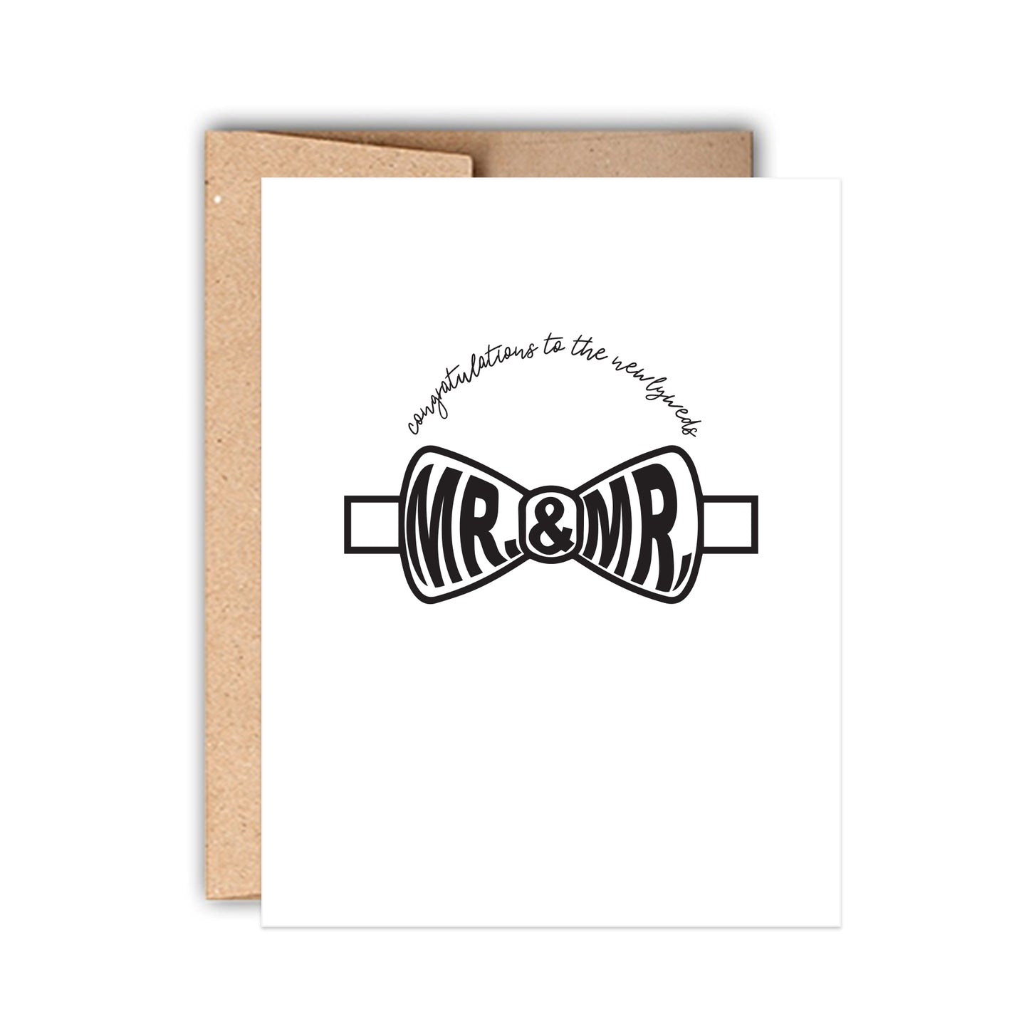 Mr. and Mr. Gay Wedding Card