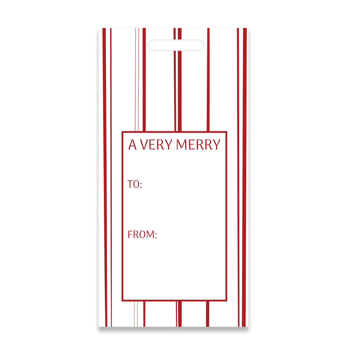 A Very Merry Holiday Gift Tag Set of 8