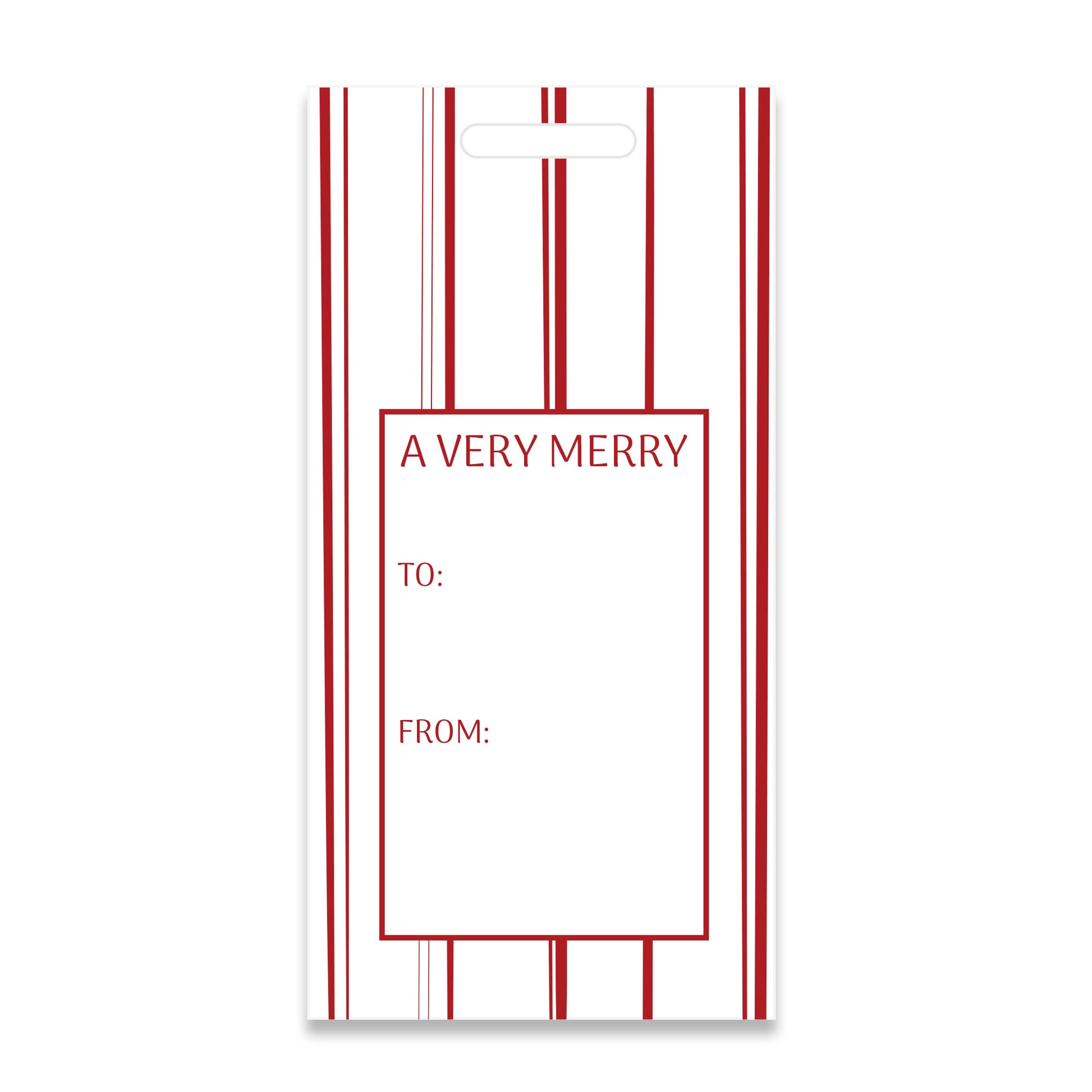A Very Merry Holiday Gift Tag Set of 8