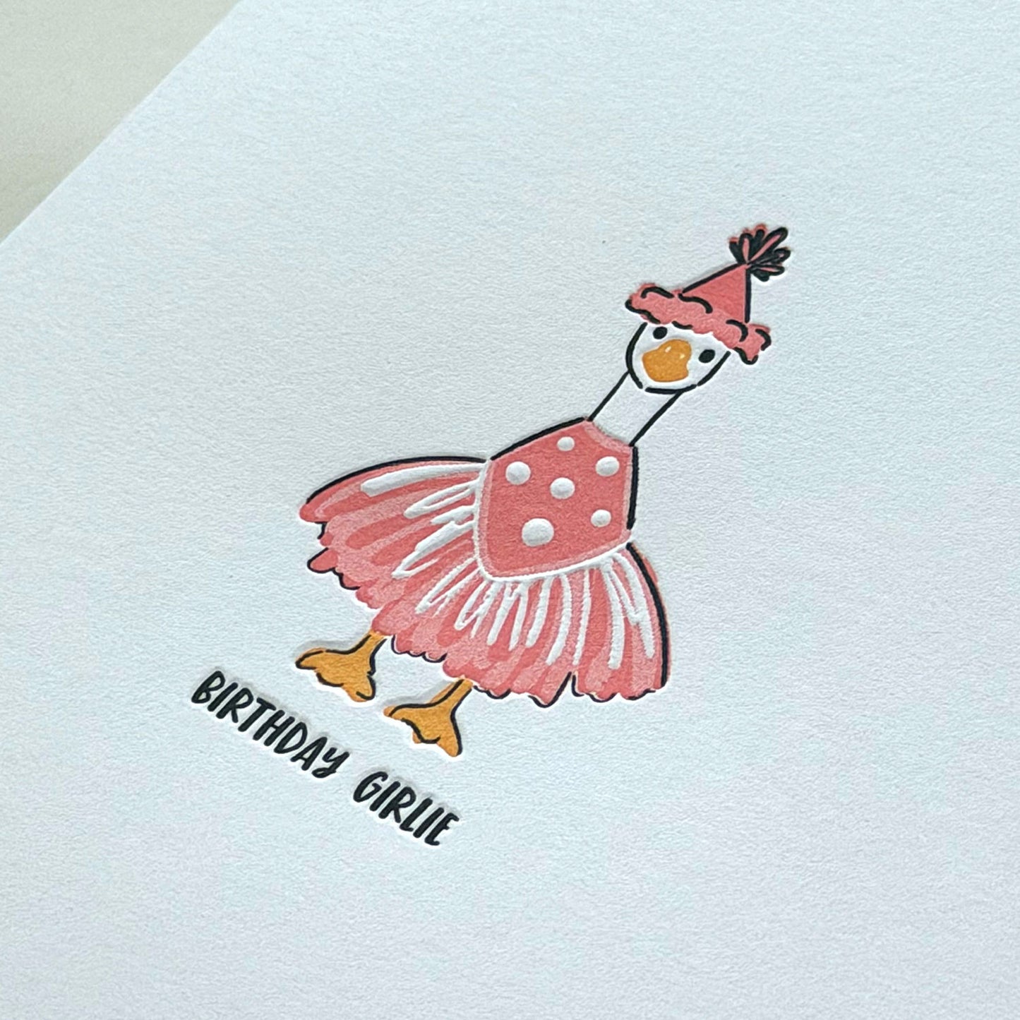 Birthday Girlie Silly Goose