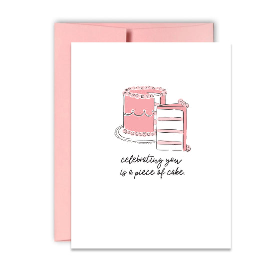 Piece of Cake Birthday Card