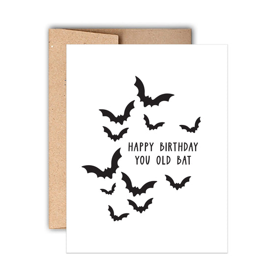 Happy Birthday you Old Bat Funny Birthday Card