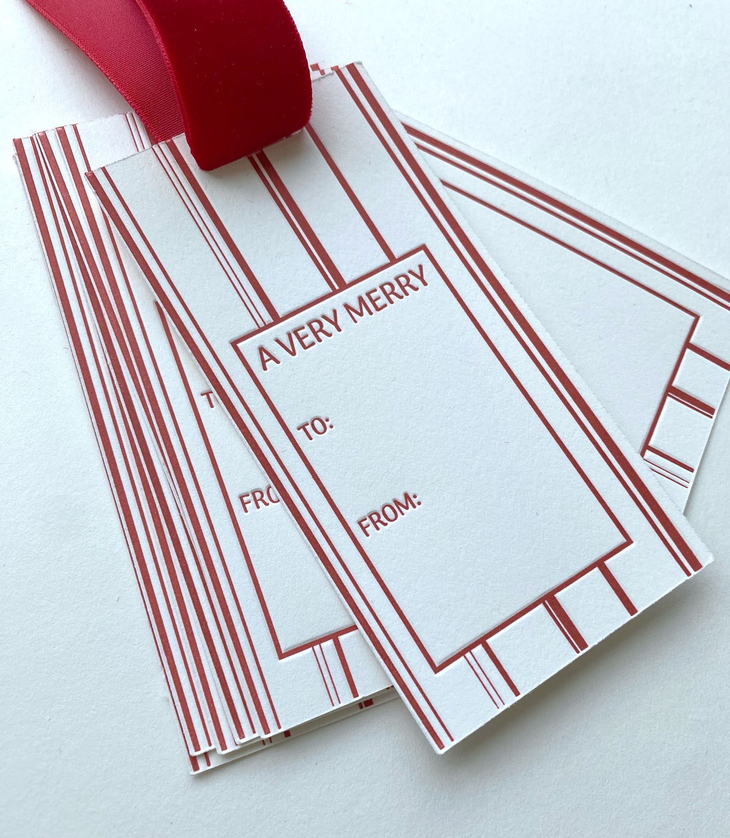 A Very Merry Holiday Gift Tag Set of 8