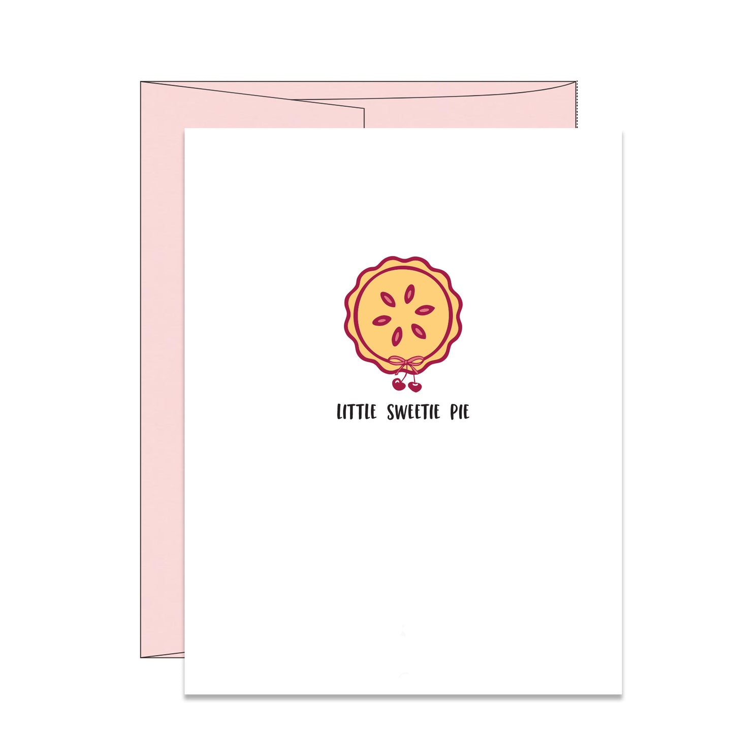 Little sweetie pie baby shower card