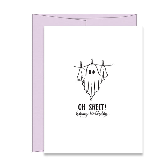 Funny Ghost Birthday Card