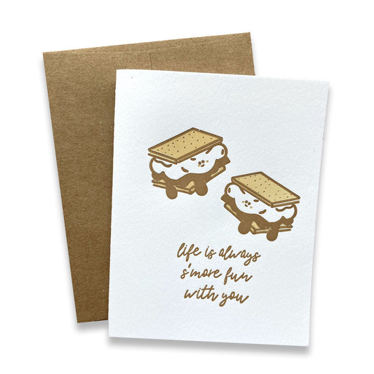 Life is S'more Fun with You Anniversary Card