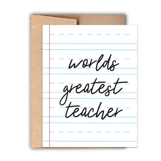 Worlds Greatest Teacher