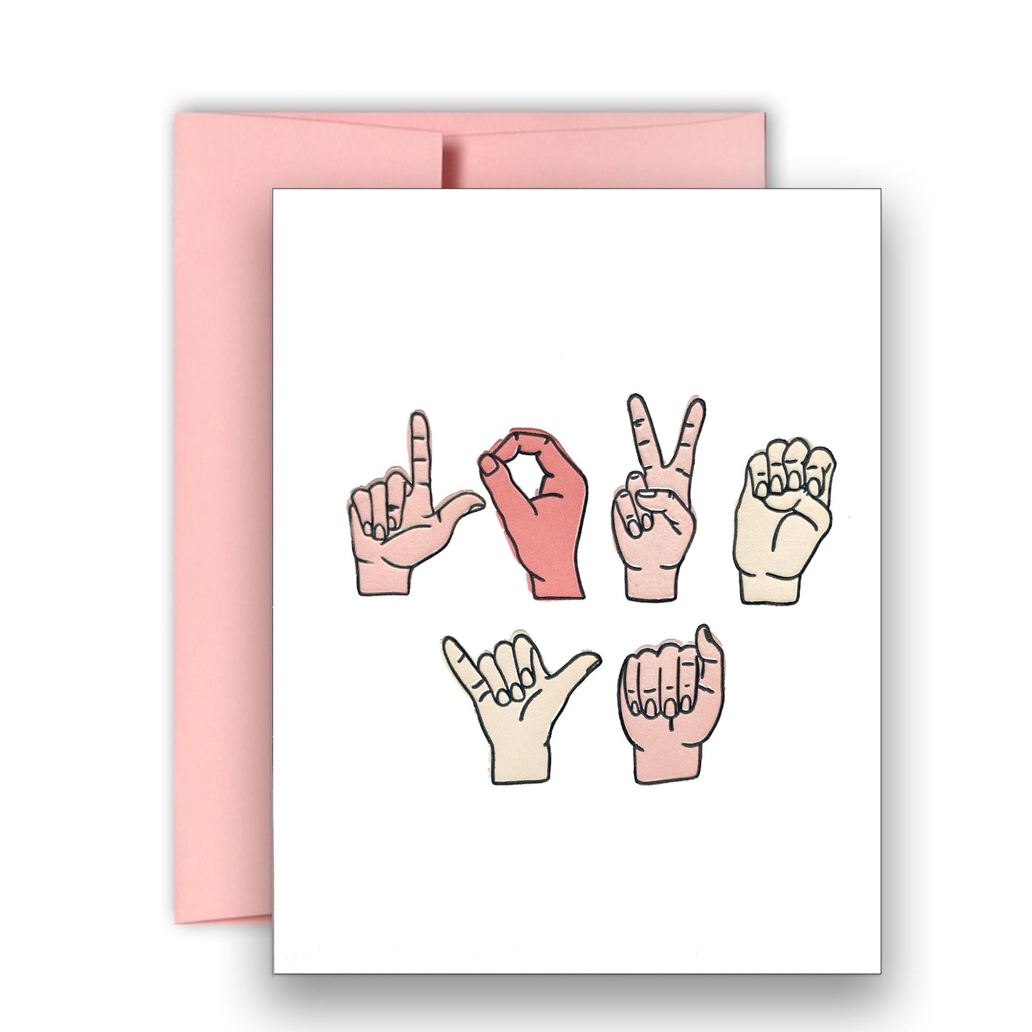 Love Ya ASL Love Card
