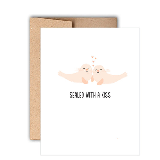 Sealed with a Kiss Valentine's Day Card