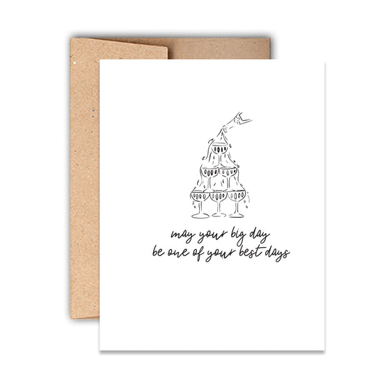 Big Day Best Day Celebration Card