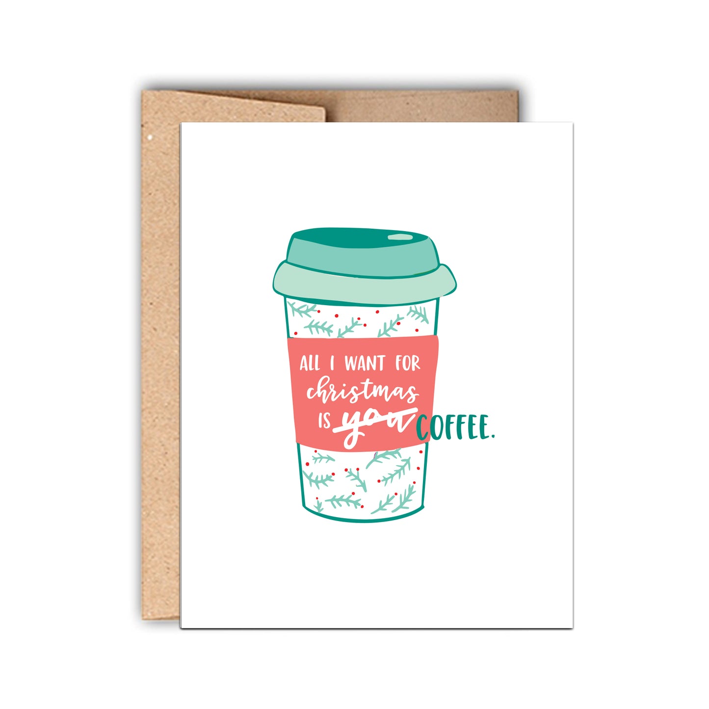 Coffee Lover Christmas Card