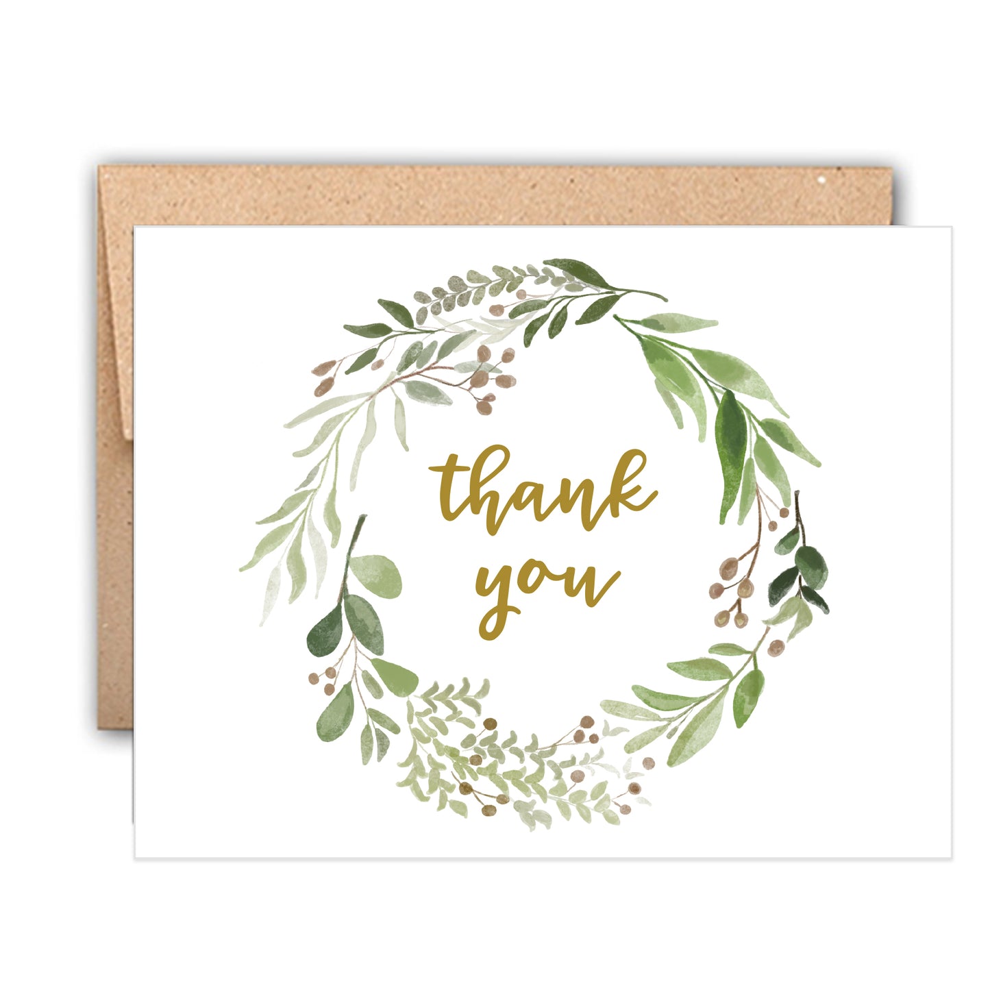 Thank You Card Floral Set