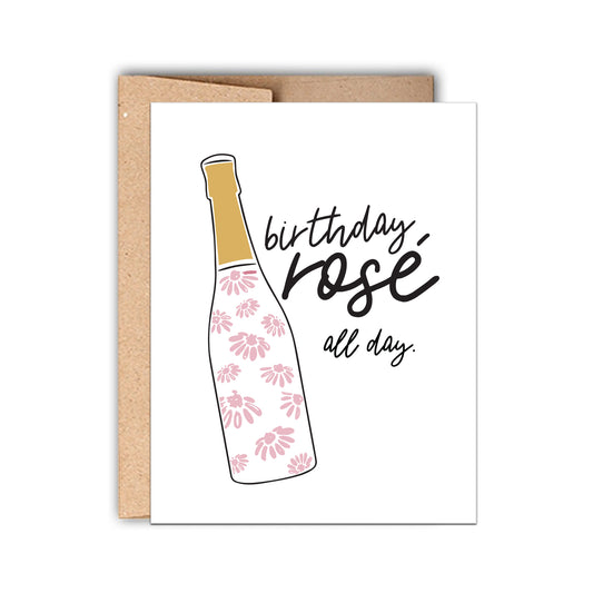 Birthday Rose All day Birthday Card