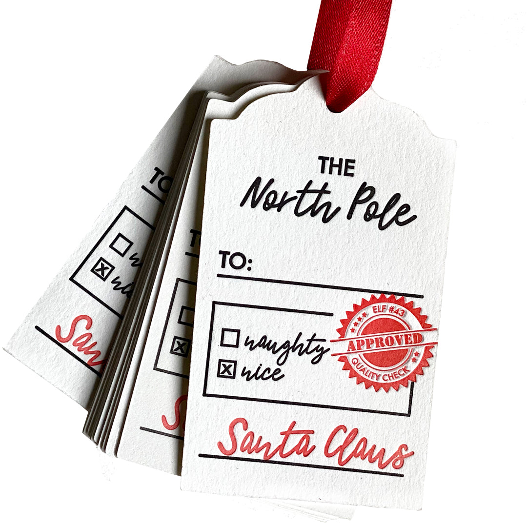 The North Pole - From Santa Gift Tag – Stack Paper Press